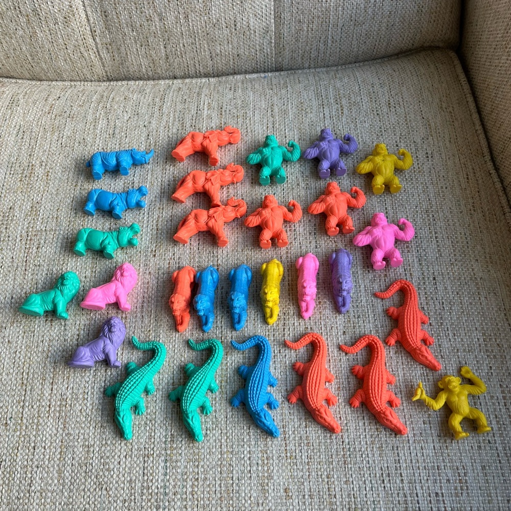 Diener Eraser style Safari toys Mcdonalds